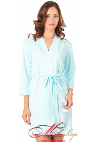 Нежный халат из хлопка Barwa 0152